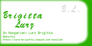 brigitta lurz business card